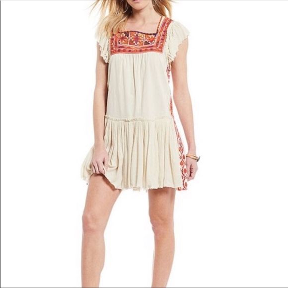 Free People Day Glow Boho Dress NWT Small … - Picture 2 of 8